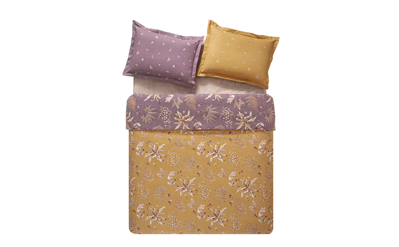 200X220 ELORA RNF DUVET COVER SET - SAFFRON